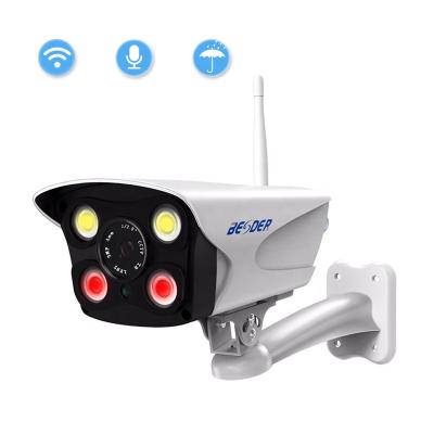 China BESDER NIGHT VISION 1080P Wifi IP CCTV Smart Camera Surveillance IR LED White Color Night CCTV Camera For Home Security for sale