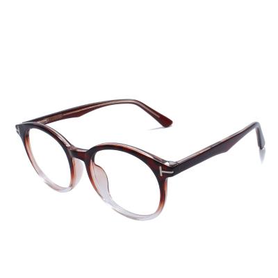 China Wholesale Price Round Luxury Glasses Frames Round Eye Glasses Vintage New Eyewear Thick Frame for sale