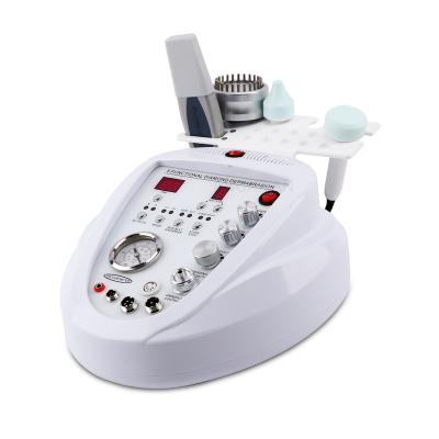 China Skin Tightening Machine BIO Microcurrent Ultrasonic Facial Microdermabrasion Massager Vacuum Skin Care Vacuum Blackhead Remover Skin Machine for sale