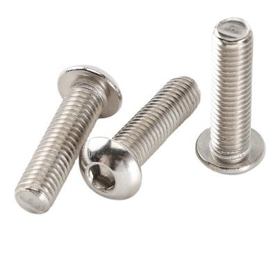 China Pan Machine Screw ISO7380 304 Stainless Steel Hex Socket Head Screw for sale