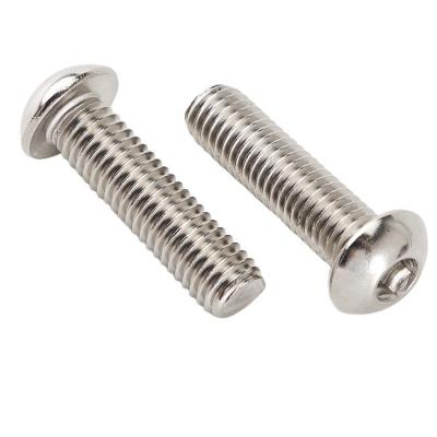 China Pan Stainless Steel 18-8 ISO7380 Allen Hex Drive Button Pan Head Hex Socket Bolt Screw for sale