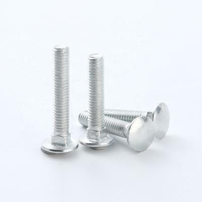 China Galvanized Stainless Steel DIN 603 Carbon Steel Carriage Bolt Round Neck Head Square Carriage Bolt for sale