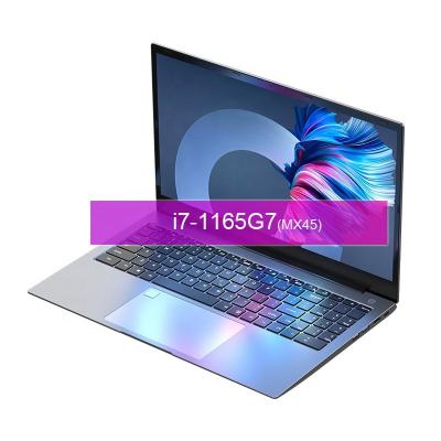 Cina Cassa di alluminio della scheda video del computer portatile I7 1165G7 4.8Ghz MX450 2GB in vendita