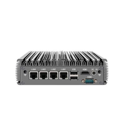 Cina computer fanless embedded box pc intel celeron J4125 N5105 mini pc per industriale in vendita