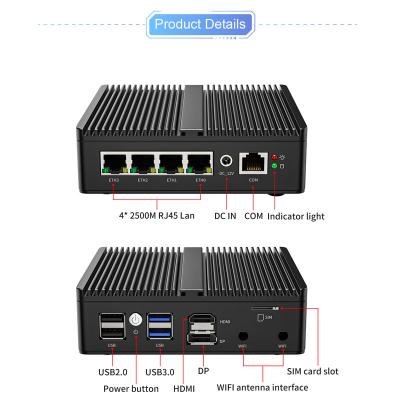 China Mini pc sem ventoinha industrial N5105 computador portátil Linux mini pc sem ventoinha à venda