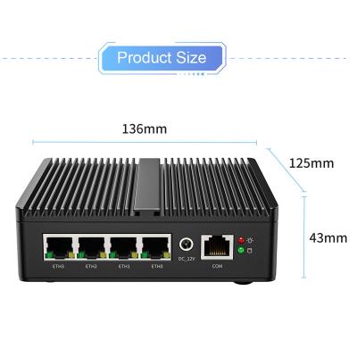 China fanless embedded computer Mini Pc N5105 DDR4 Ondersteuning 4k Hd Mini PC Krachtige Win10 Fanless mini pc Te koop