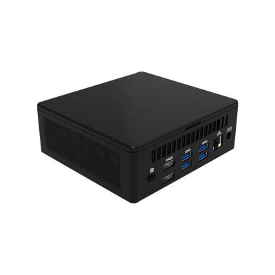 China Sunspad Mini Pc Core i5 1135G7 i7 1165G7 Mini PC Win11/10 Thunderbolt 4 2 * HD DP Iris Graphics Gaming Desktop Comput Te koop