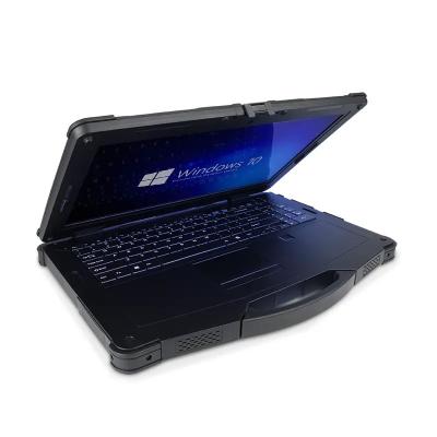 China Heavy Duty militar de 15,6 pulgadas Toughbook Intel I5 I7 Win 10 Industrial Ip65 en venta