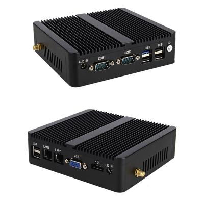 China Kleiner tragbarer Doppel-industrieller Computer-PC Lan Mini Pc Withs J4125 zu verkaufen