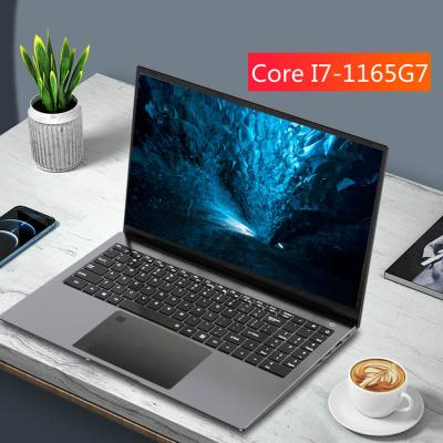 Cina Scheda video di alluminio a 15,6 pollici del computer portatile 8gb Ram Notebook MX450 2GB dell'unità di elaborazione di gioco del CPU 11gen del centro I7 in vendita