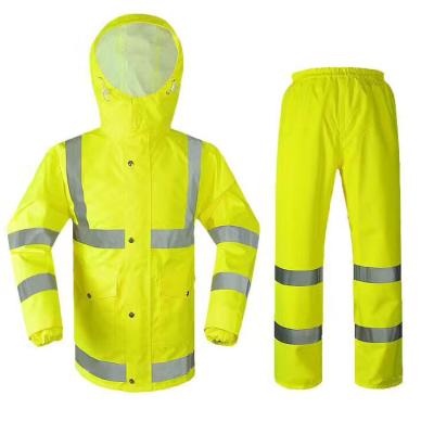 China Professional Water Proof Gear Factory Reflective Rain Coat for sale