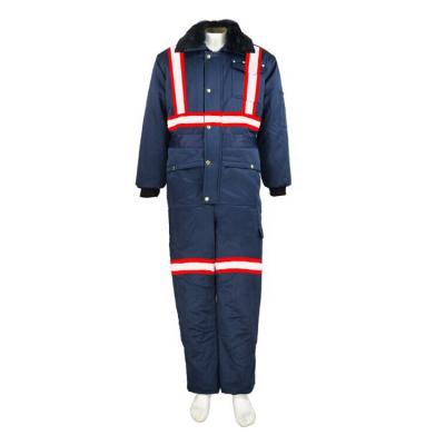 China Cold Storage Work Wear Heavy Duty Water Repellent External Freezer Suits Thoughtful Freezer Combination For Cold Room for sale