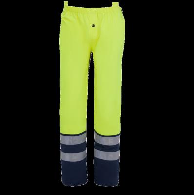 China Light Weight Two Tone Water Proof Men's High Visibility Elastic Waist Casual Pants Waterproof Work Trousers For Indoor Outdoor Work for sale