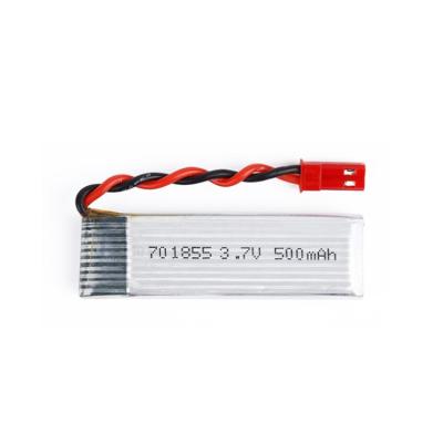 China Hot Selling Toys V959 V929 Udi Li-ion 701855 3.7v 500mah rc drone battery for sale