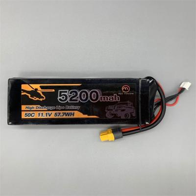 China Toys Good Quality Lipo 6S 5200mah 22.2V 50C Lithium Polymer RC Drone Rechargeable Car Battery for sale