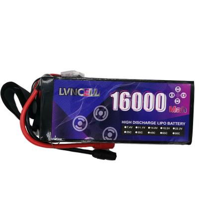 China Cheap Rechargeable Toys 3S 11.1V 16000mAh Lipo 16Ah Batteries For RC Drone Airplane Car Boat Model for sale