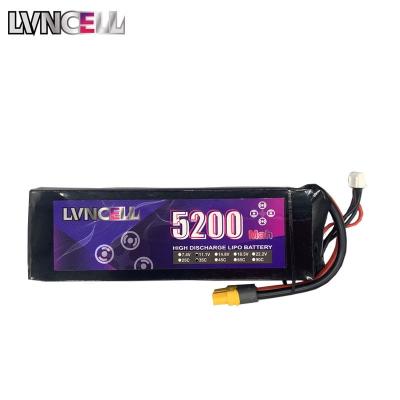 China Rechargeable Toys 5200mAh 35C 3S Lipo Battery Lithium 11.1v Polymer Batteries For RC Car for sale