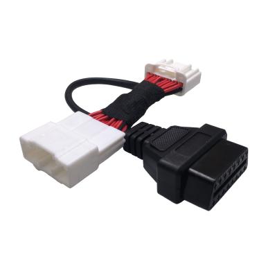 China OBD Diagnostic Tool Offer Drawing 16PIN OBD2 Female to 26PIN Tesla OBD Adapter Cable for Tesla Model 3 Y 2019-2021 Build for sale