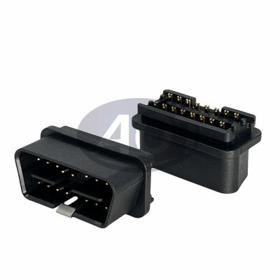 China AOTAI 16pin OBD-2 Connector J1962 Typ B 24V male OBD-II connector for PCB Function Be connected on car 24W for sale