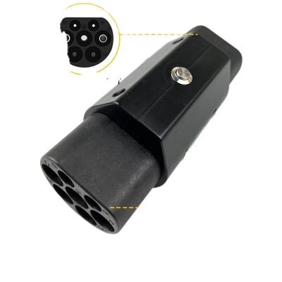 China E-mingze New Type2 to GBT AC Plug Charging Adapter Electric Vehicle Car Connector Cable for EV Charger AC EV Charger Adapter for sale