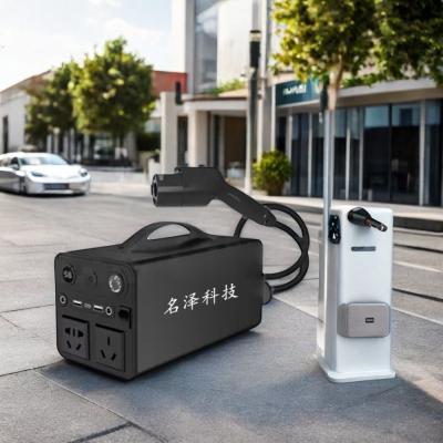 China Leakage Protection 4KW DC 10/16A Portable Electric Car Charging Station For Outdoor for sale