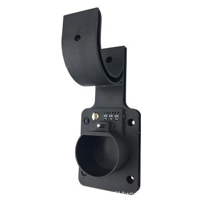 China SAE J1772 EVSE Electric Vehicle Charger Holder Wall Mount Connector Holster Dock for sale