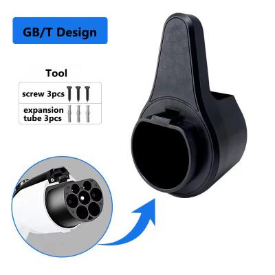 China E-mingze  Cable Connector Gbt Type 2 Type 1 For Tesla Ev Charger Holder Socket For Evse Charging plug cable holder ev chargers for sale