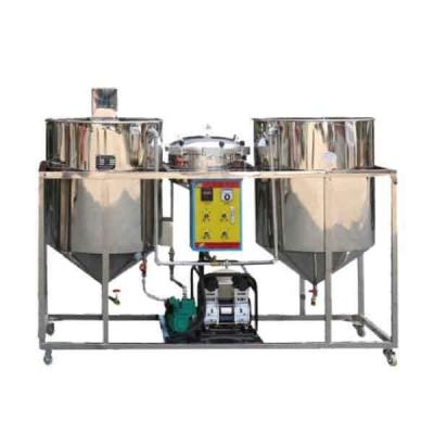 China Palm Oil Refine Plant Machine Processing Line and Soybean Oil Refinery Machinery for Rapeseed Oil Refined 140-350kg for sale