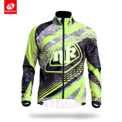 China Nuckily Popular Antibacterial Cycling Blue Wind Jacket Men Cycling To Use Mountain Bikewinter Jacket For Cyclist for sale