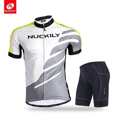 China NUCKILY Breathable Summer Men's Cycling Pants With Protection Tank Top Free Shipping Cycling Shorts Sleeves Quick Dry Retail for sale