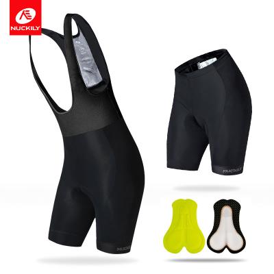 China NUCKILY Lycra Antibacterial Cycling Shorts Women Bike Bib Shorts Bike Shorts Elastic Outdoor Riding Clothing GK003/GS001 for sale