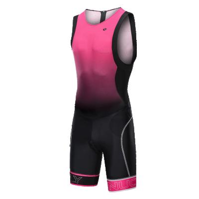 China NUCKILY Triathlon Suit Summer Antibacterial Sleeveless Tank Top Set Cycling Swimwear MQ012 One-Piece Running Quick-Dry Cycling Clothing Uniform for sale