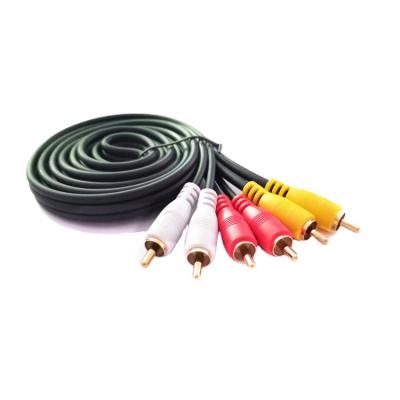 China Jinsanhu high quality microphone 3 RCA to ofc 3RCA rca copper cable manufacturer wholesale for sale