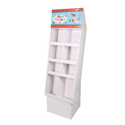 China Eco - Friendly Promotion Cardboard Display Rack Advertising Countertop Display Stands Small Counter Display Stand for sale