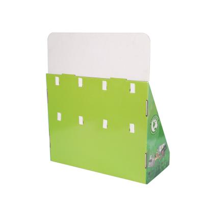 China Custom Duracel Display Units Cardboard Eco-Friendly Retail Corrugated Paper Counter Display Rack for sale