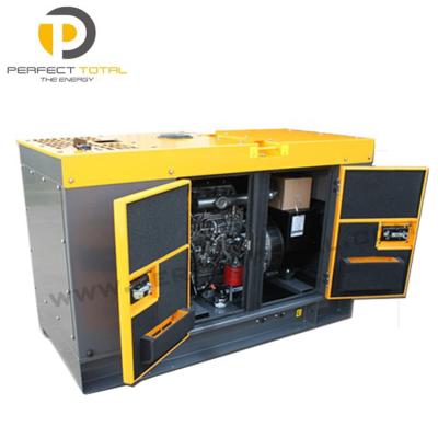 China Silent Electric Diesel Generator Set Portable Diesel Genset 105 Liters 25KVA for sale