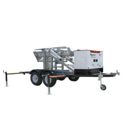 China 19m mast aluminum and galvanized trailer 5800 x 2100 x 2130 mm for sale