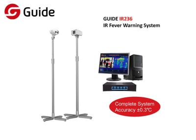 China Sistema de alarma automatizado para los hospitales de estaciones de metro del aeropuerto, sistema de la fiebre del IR de la toma de imágenes térmica en venta