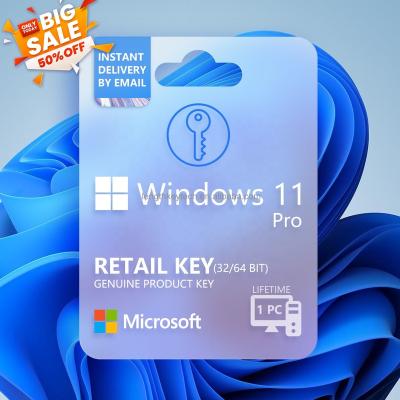 China 24/7 Genuine Original Windows 11 Pro Digital Delivery Email Key Lifetime Windows 10 Online Retail Key Phone Activation for sale