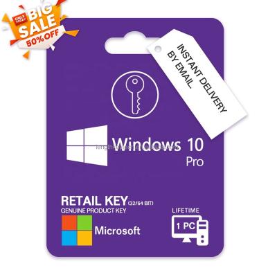 China 24/7 Genuine Windows 10 Pro Digital Original Key Delivery Email Key Lifetime Windows 10 Online Retail Key Phone Activation for sale