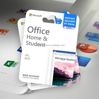 China 24/7 Student Office 2019 Distribution Email Instruction Windows 10 (1 PC Bind Account) Current Home Online Installation Ready Code Online for sale