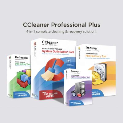 China 24/7 Online CCleaner Pro Plus Key 3 PC Original Genuine Official Software Windows 10 1 Year License Key Computer Cleaning Optimization for sale