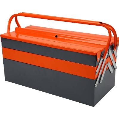 China Variety of metal multifunctional industrial portable box tool box hardware tool storage box foldable maintenance tool storage box for sale