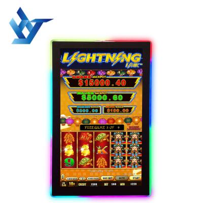 China Material LED Light Display 3M /ELO 43 Inch IR Touch Screen Glass Monitor For IGS Vertical Lightning Link Game Machine for sale