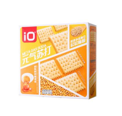 China Mini Soda 180g Individual Pack Cookie Salt Egg Natural Halal Flavor Cookies for sale