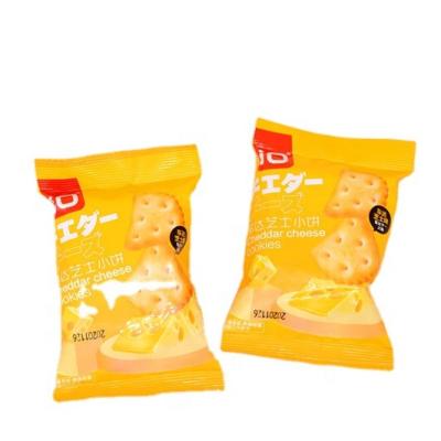 China Low Glucose 100g Cheese Flavor Biscuit OEM Britannia Biscuits Carburetor Cheese Cream Cookie Biscuits for sale