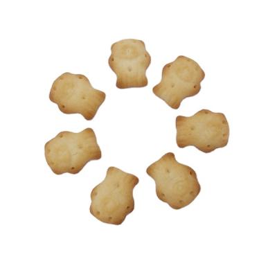 China Low Salt Mini Bear 120g Crispy Sweet Animal Shapes Savory Cream Cookies Biscuits for sale