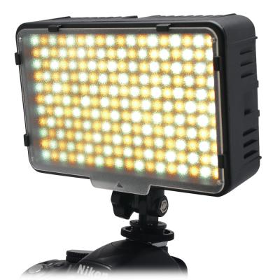 China Mcoplus LED-198B Vlogging with Battery Adapter for EN-EL15 LP-E6 Battery Studio Video LED Light Light for sale