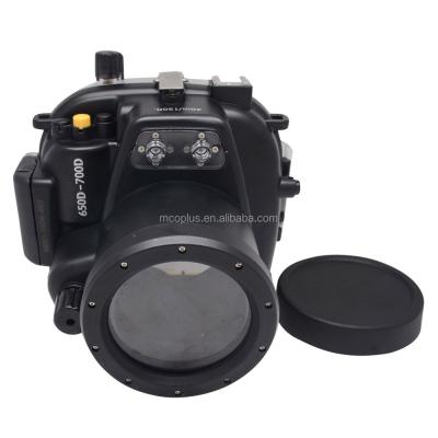 China Polycarbonate Mcoplus Camera Case Underwater Waterproof Housing Diving Bag For Canon 650D/700D for sale