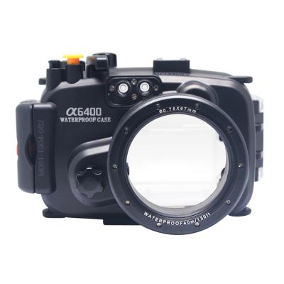 China Waterproof Polyester Mcoplus 130ft/40m Underwater Camera Housing Case Bag For Sony A6400 Camera for sale